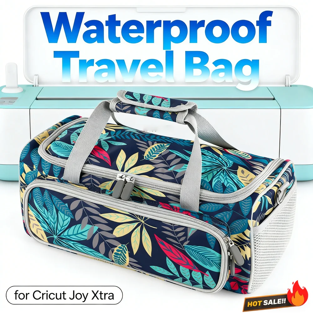 

Сумка для путешествий, противоударный органайзер для хранения, сумка-тоут с защитой от царапин и множеством карманов для умной режущей машины Cricut Joy Xtra