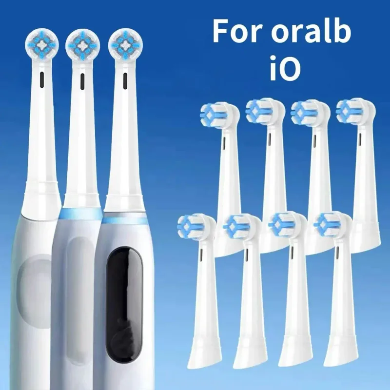 10PCS Applicable To Oral IO Replacement Toothbrush Heads Sonic Electric Vacuum Toothbrush Soft Bristle Brush Heads