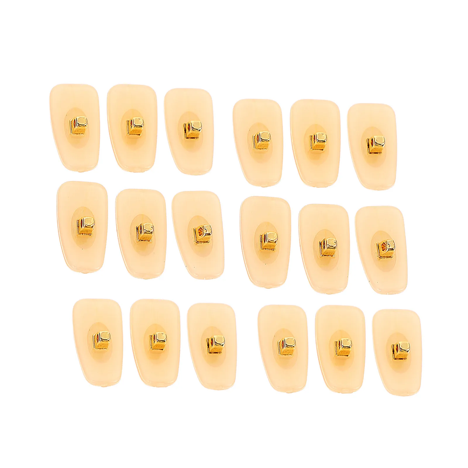 20Pcs Glasses Nose Pad Non-Slip Simple High Quality Replacement Glasses Parts Nose Pads Non-Skid Accessory Glass Accessory