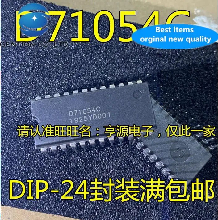 

10 шт. 100% оригинал, новинка, в наличии UPD71054 UPD71054C D71054C DIP-24 аналоговый таймер, интегральная схема