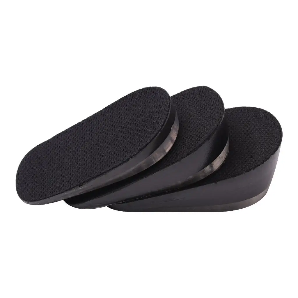 Height Increase Insole Soft Silicone Elevator Shoe Insert Pads Anti Slip for Work Shoes Sneakers Running