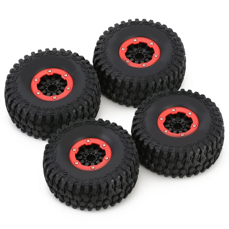 4PCS Remoted Car Wheel Tyre Set Remote Control Car Modification Part for   Offroad Vehicle Part All Terrain Tires