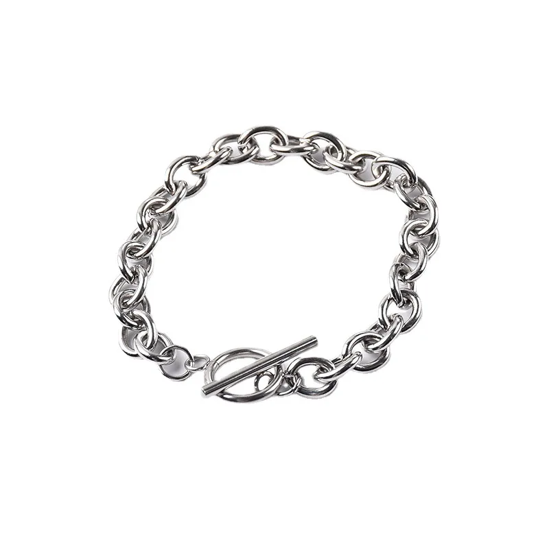 Stainless Steel Bracelets For Men And Women Thick Chain Bracelets Fashionable And Avant-garde Couple Jewelry Gifts For Friends