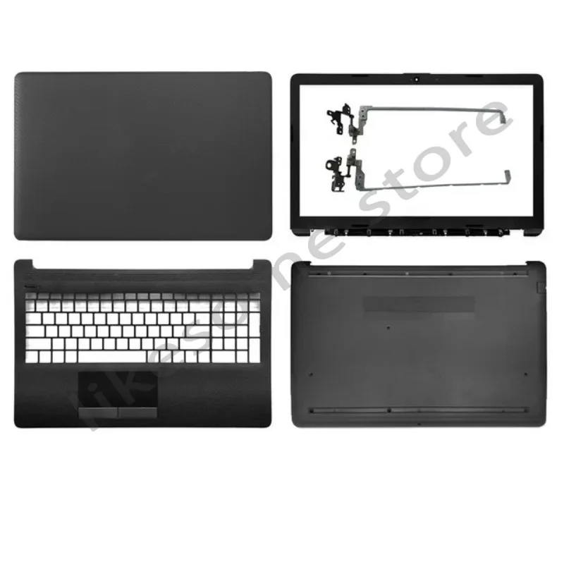

New For HP 15-DA 15-DB 15-DR 15-DX TPN-C135 TPN-C136 255 G7 250 G7 Screen Back Cover Front Bezel Palmrest Bottom Case Black Grey
