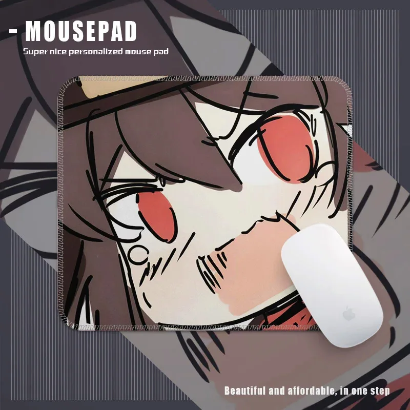 

Genshin PU leather Hu Tao Anime Mouse Pad small Gaming Mousepad Mat Deskmat Pc Accessories Desk Protector Gamer Keyboard Pads