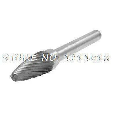 Grinder 6mm Shank Dia Tree Shape Carbide Rotary Burr File Bit 2/5