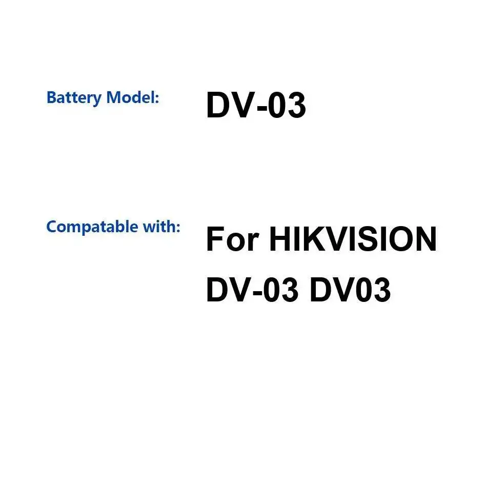 3300Mah For Hikvisi…