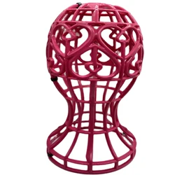 New arrival 3 color  Lantern Shape Plastic Wig Stand Hat Cap Holder Foldable Multi-Purpose Wig Head Stand wig accessories