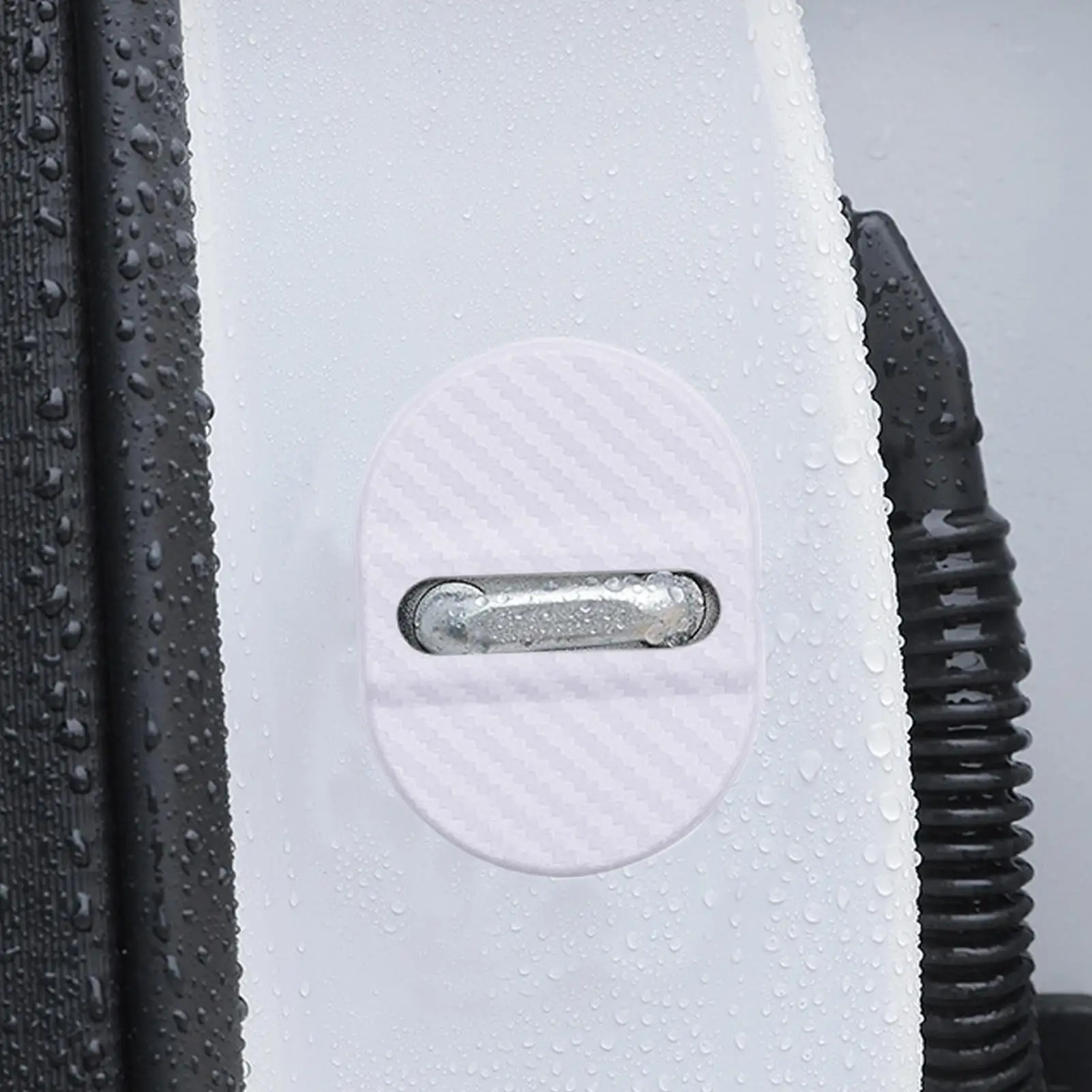 4Pcs/Set Universal Car Door Lock Protective Cover Waterproof adhesive Car Decorative Accessories Car Door Lock Anti Rust Sleeve