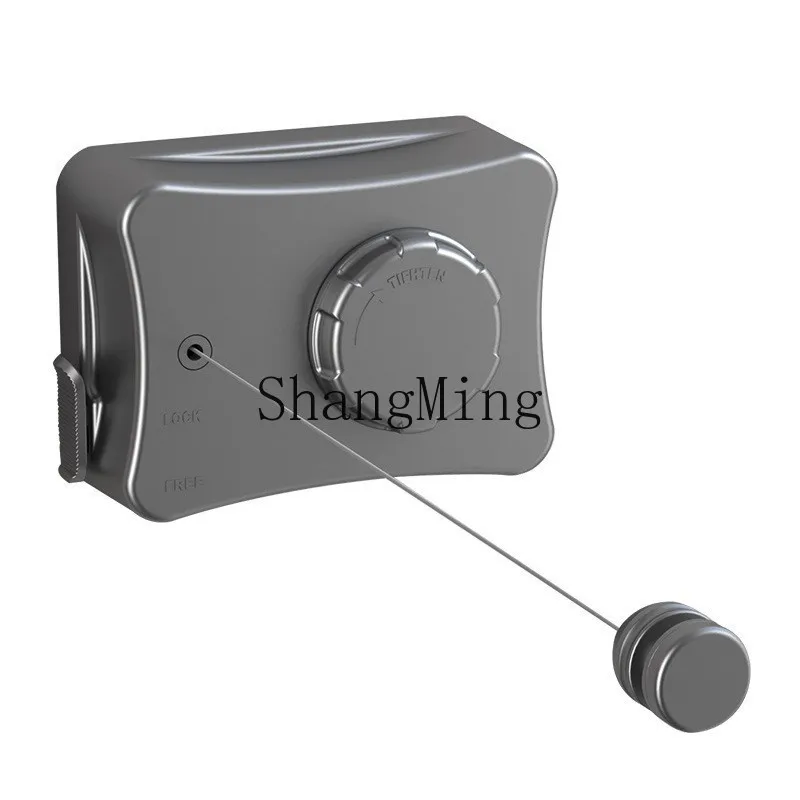 

PYH invisible telescopic clothesline, no punching, indoor balcony steel wire hanging drying rope, dormitory bathroom