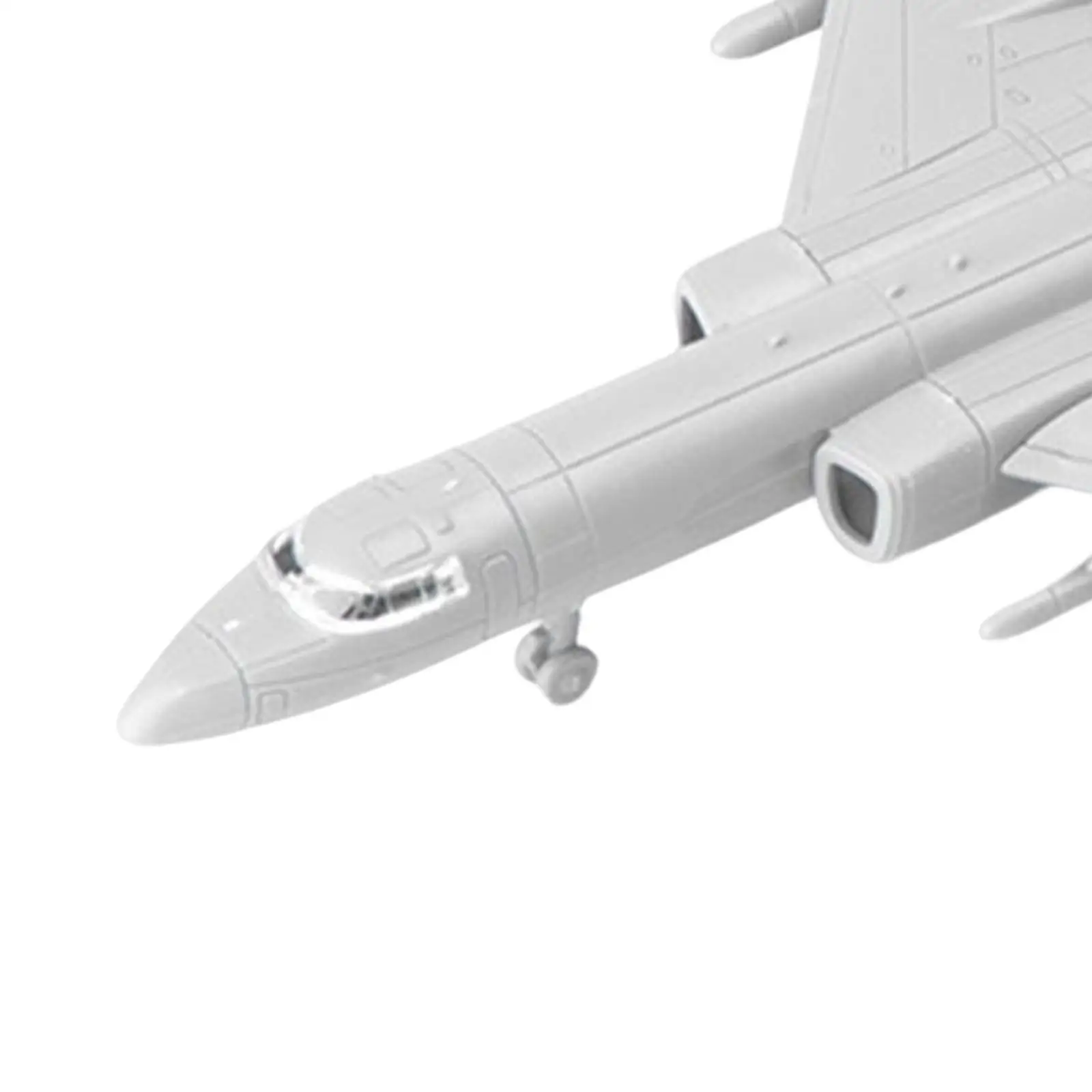 Fighter Jet Modelo 4D Brinquedo Aeronave, Ataque Avião Com Suporte, 1:144 Escala