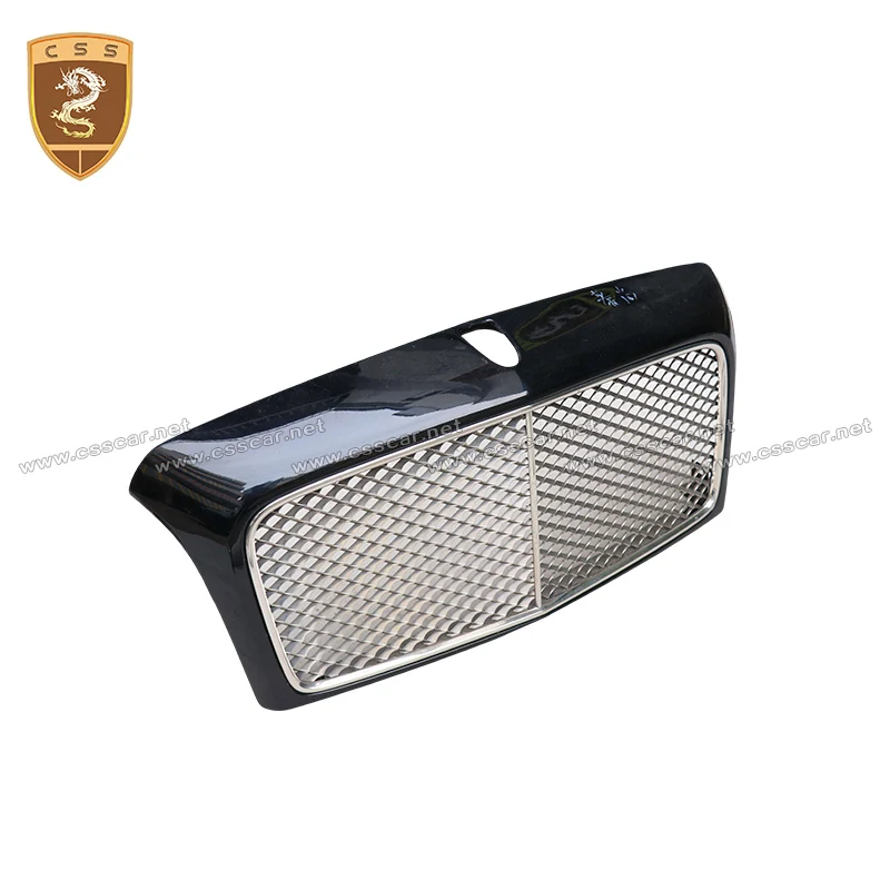 For Bentley Mulsanne Car Honeycomb Grill Front Bumper Center Upper Mesh Grille Front Lip Chin Bumper Original Bodykits