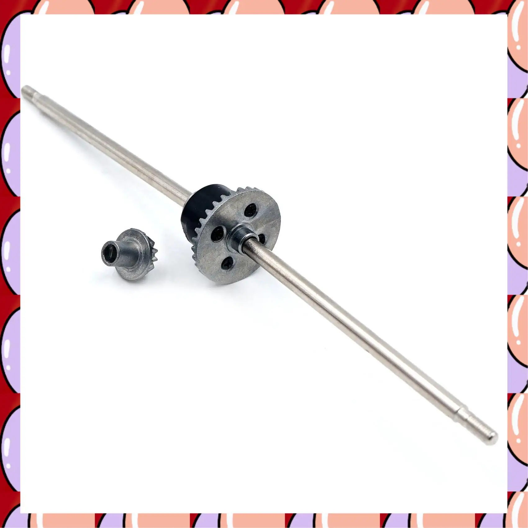 A72Z 2X для Wltoys 12428 12423 1/12 RC Запчасти 12428-0091 12428-0133 Задний передний дифференциал, задний