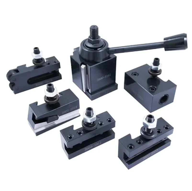 Wedge Type Change Tool Post for Mini Lathe Swing 6-12 CNC Lathe Tool Holder 250-000/250-001/250-002/250-004/250-007/250-010