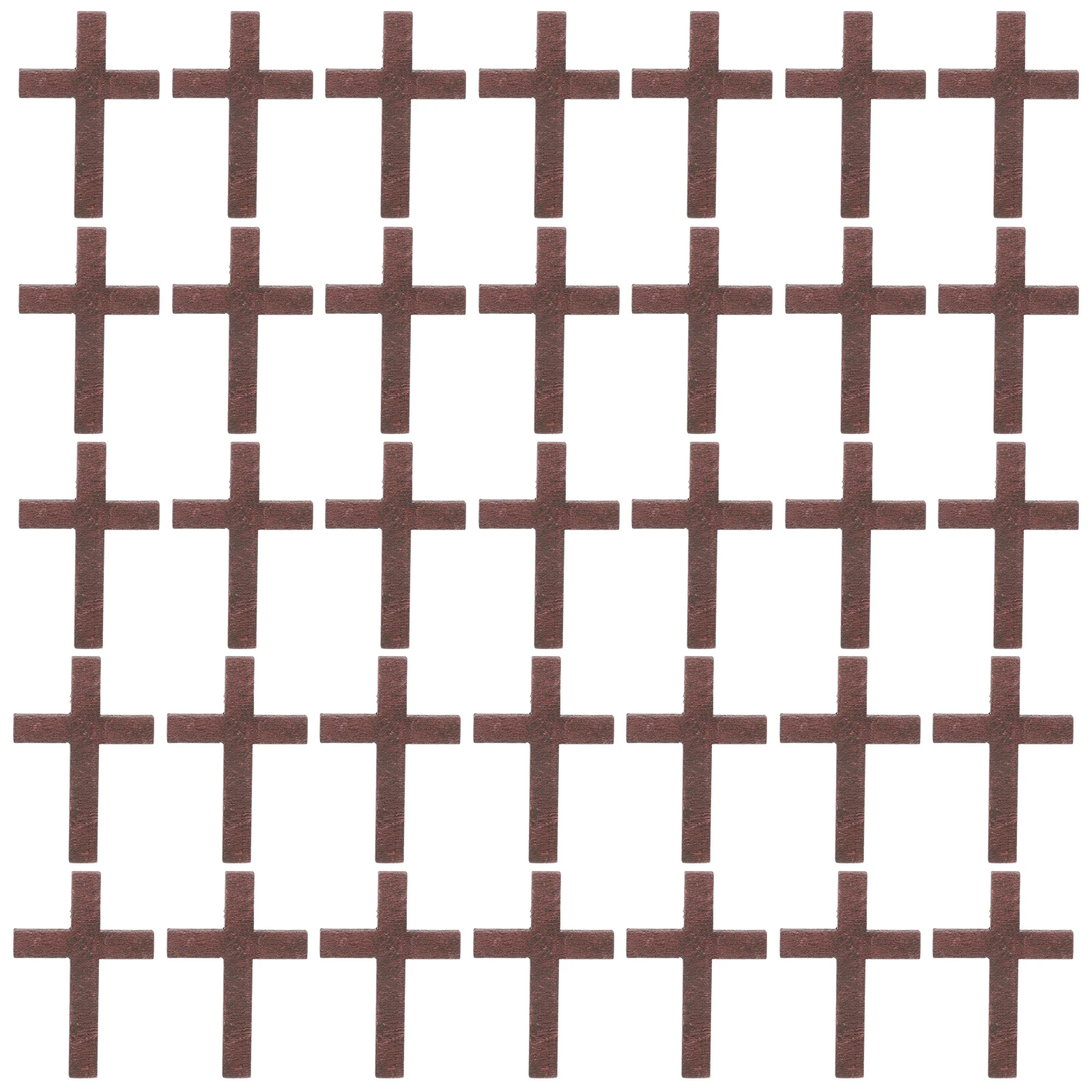 

70 Pcs Cross Pendant Rosary Charms for Jewelry Making Ethnic Necklace Pendants Mini
