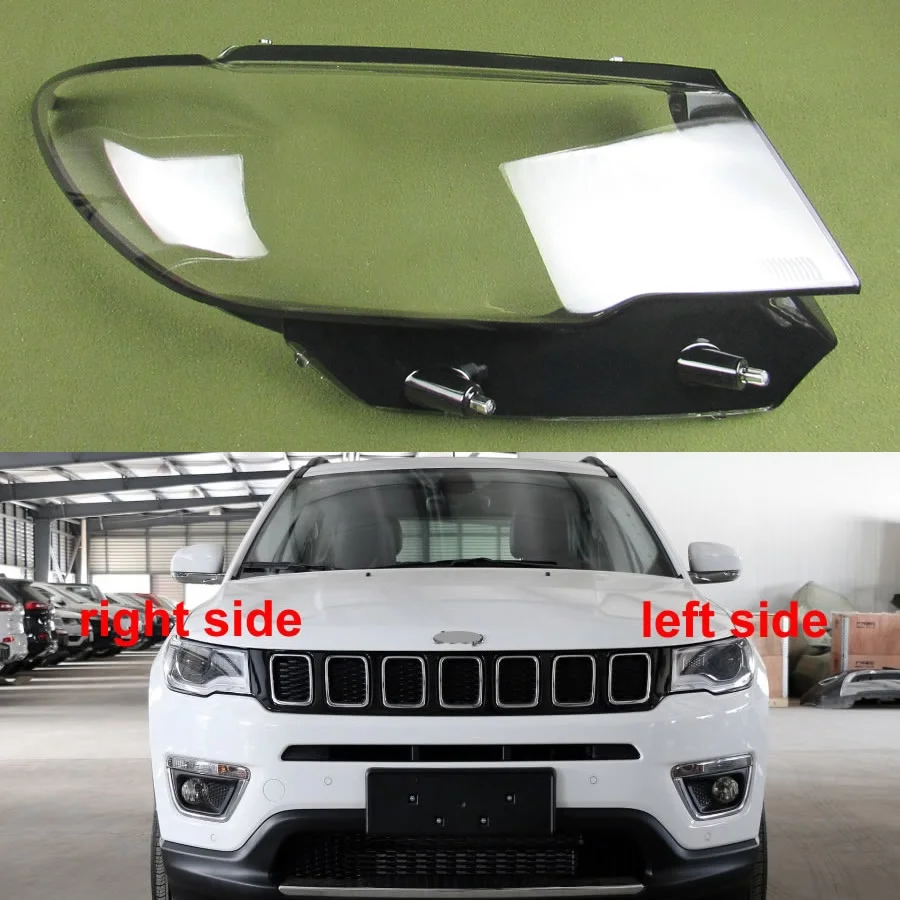 

Абажур, крышка фары, стеклянная лампа, линза, крышка фары, чехол для Jeep Compass 2017 2018 2019