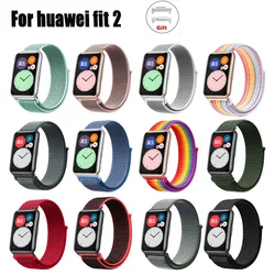 Correa de nailon para Huawei Watch Fit 2, accesorios de repuesto para reloj inteligente, pulsera de reloj Huawei fit2 active