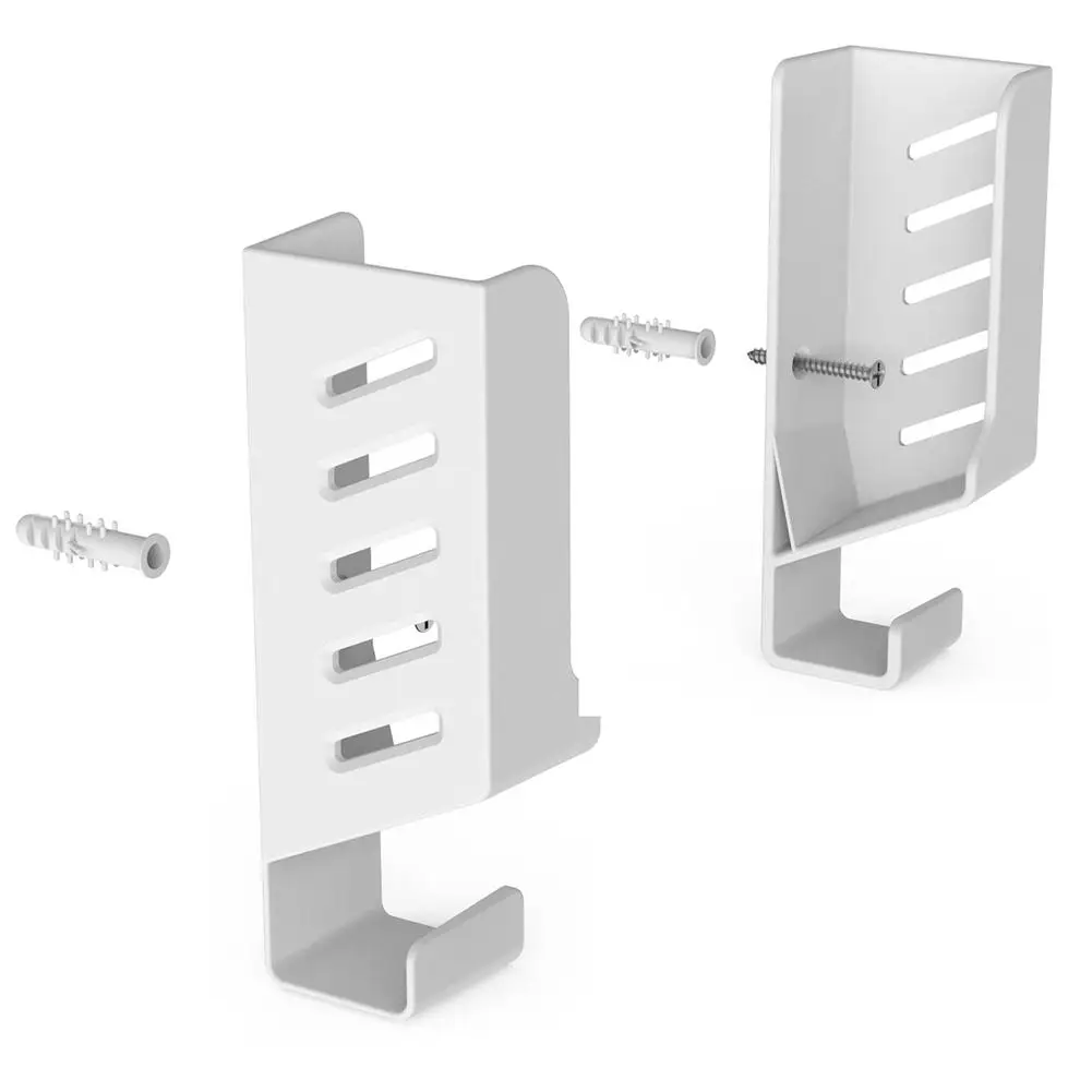 Wall Mount Holder Sturdy Stylish Shelf Space Saving Storage Organizer Bracket Stand For Wifi Router Laptop Dropship