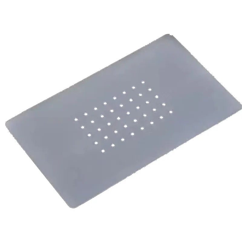 Separador de vácuo antiderrapante com tela lcd, almofada de silicone separadora para tela lcd com buraco, alta temperatura, almofada de sucção a vácuo perfurada