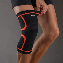 1 Pc Elastic Breathable Compression Knee Support Sleeve for Basketball Running Cycling