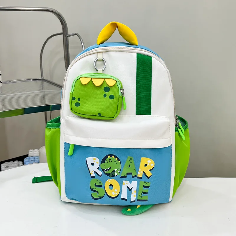 Sac à dos de dessin animé mignon pour enfants, sacs à dos pour enfants, sacs d'école pour garçons, mère, fille, dinosaures