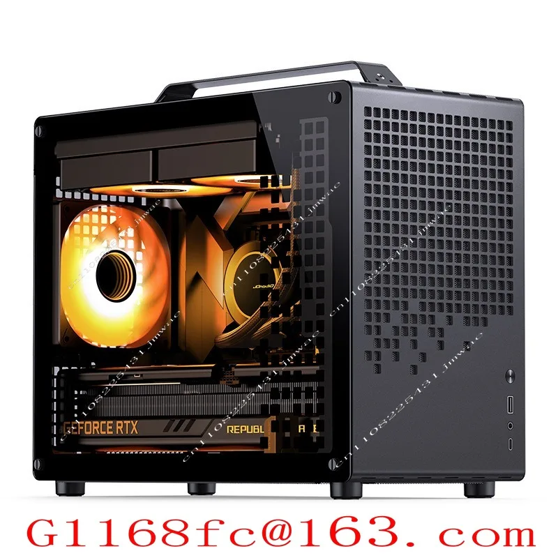 Suitable for Z20 Chassis Detachable Handle MATX White Simple Desktop Small Chassis Supports 240 Water Cooling, Parts view 2