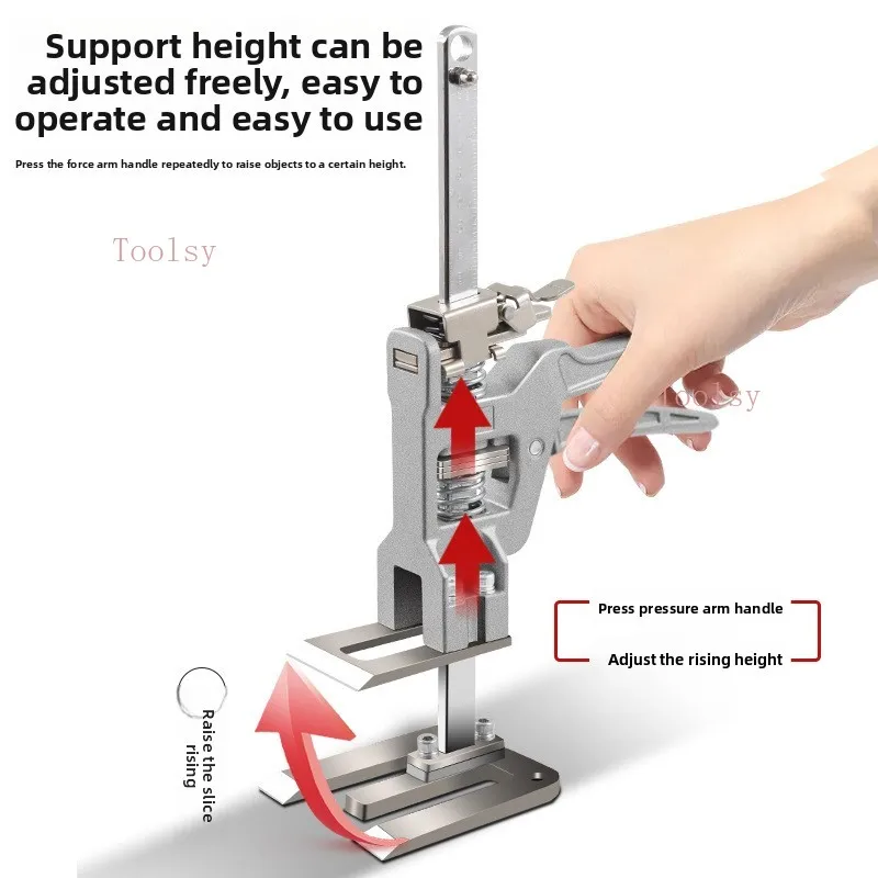 

Hand Lifting Tool Set Labor-Saving Arm Jack Door Panel Drywall Board Lifter Lifting Cabinet Tile Height Adjuster Elevator Tool