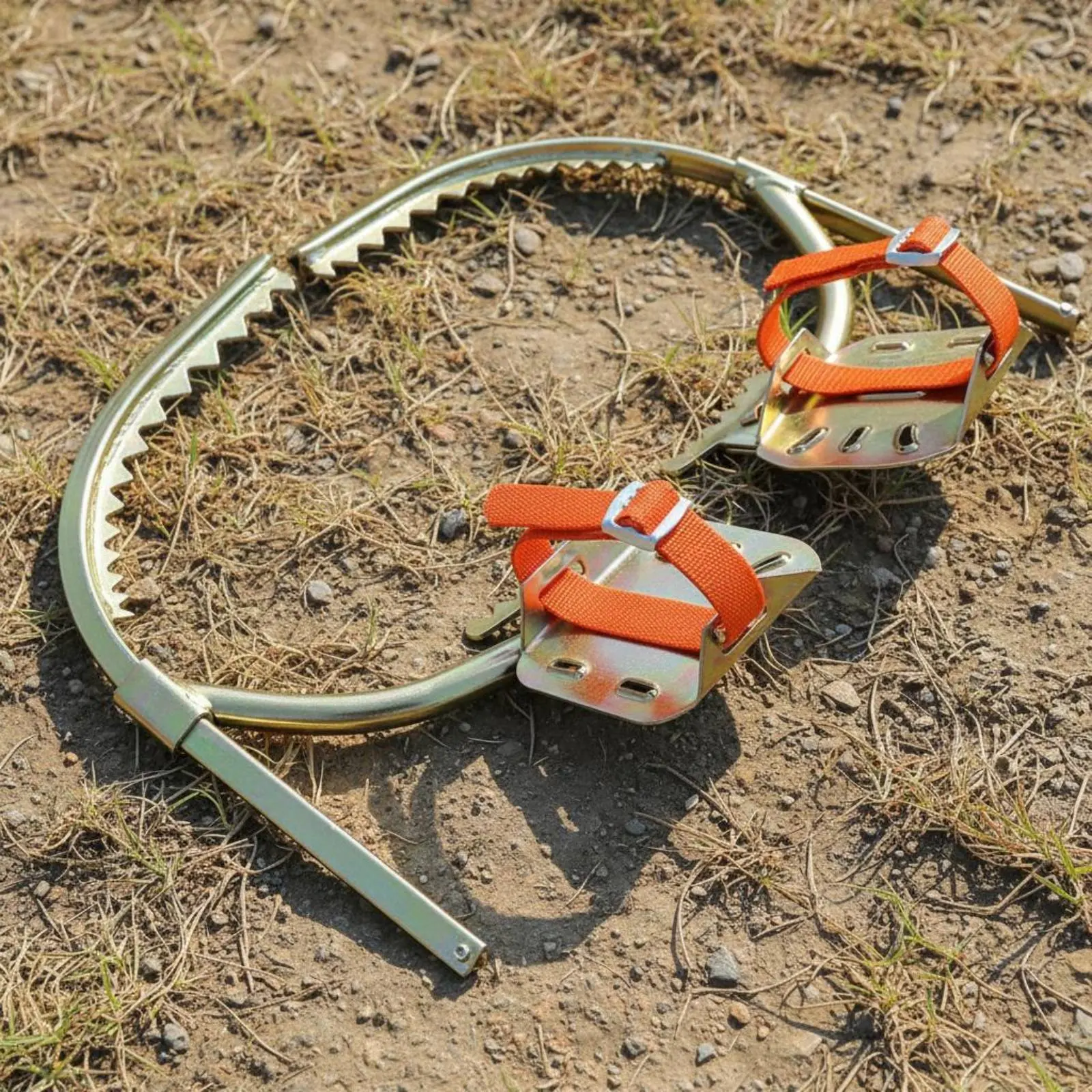 Pole Climbing Spurs Sharp Claws Non-Slip Upright Climbing Irons Tree Climber Leg Irons Ergonomic Design for Linemen