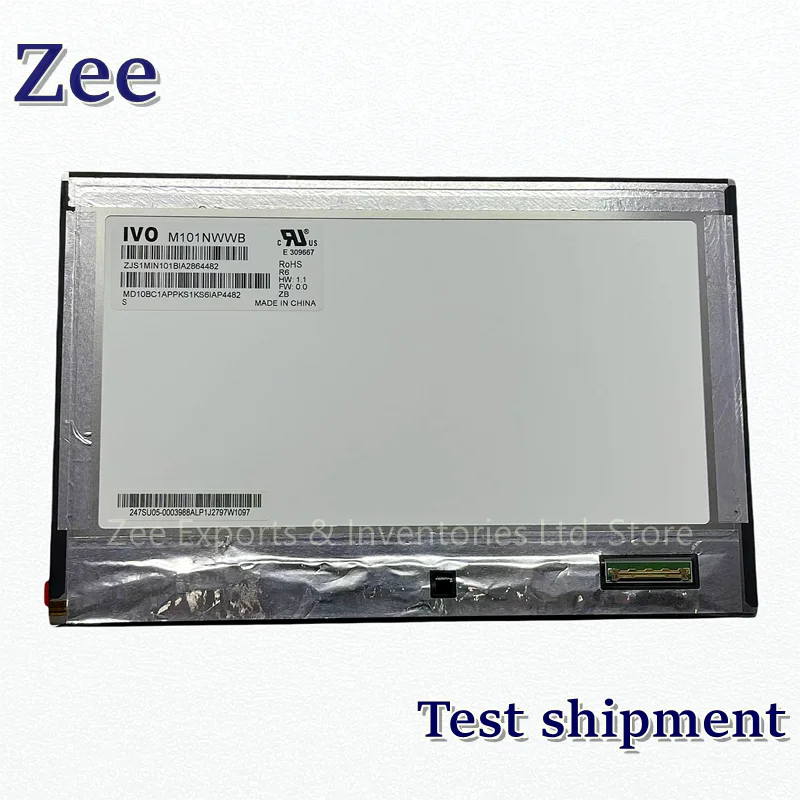 

M101NWWB RC Original A + 10.1 Inch LCD Screen Display Panel Resolution 1280x800 Test Working Before Shipment