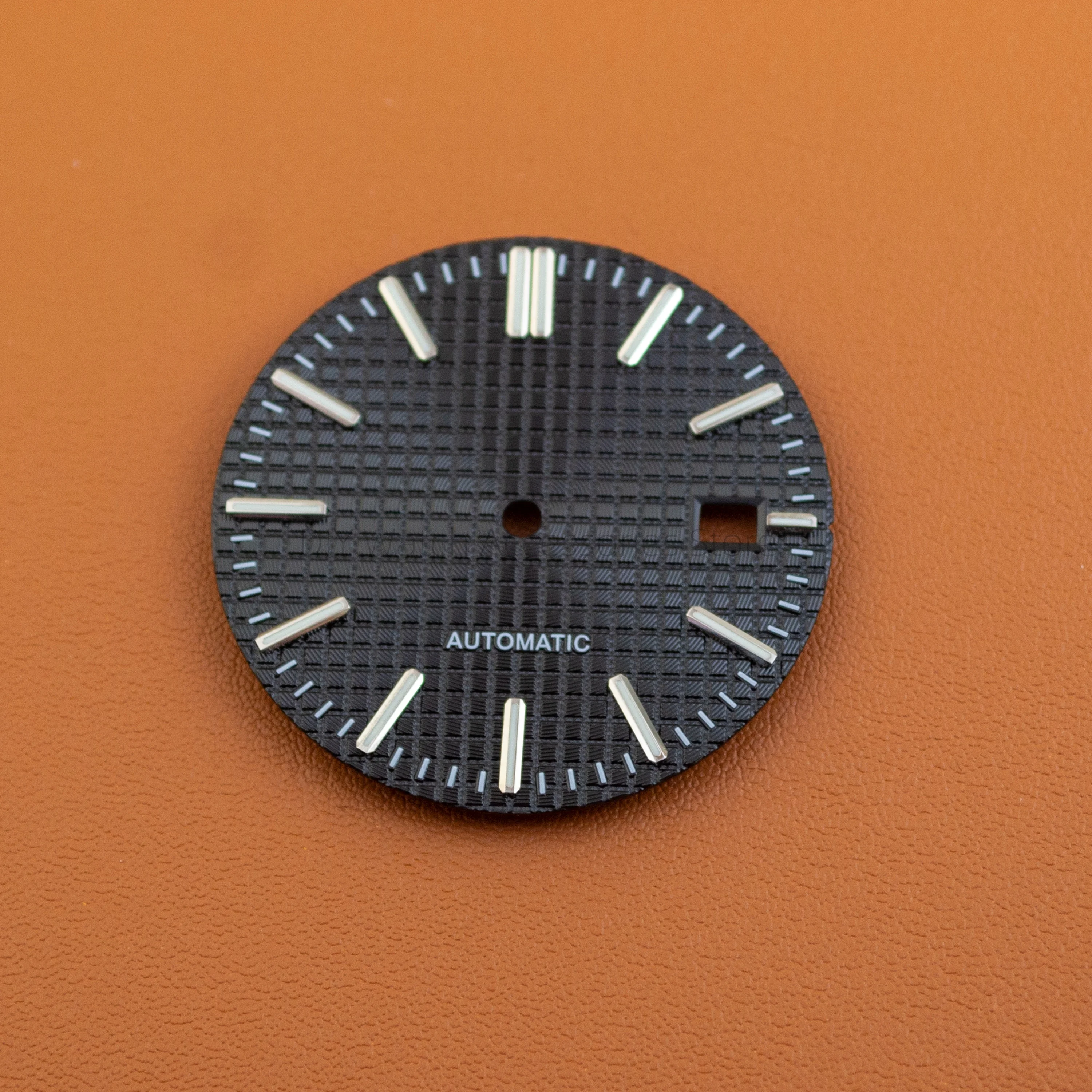 31.8mm Dial NH35 Watch Dial For NH35 Movement Green Luminous Watch Dial Royal Oak Dial