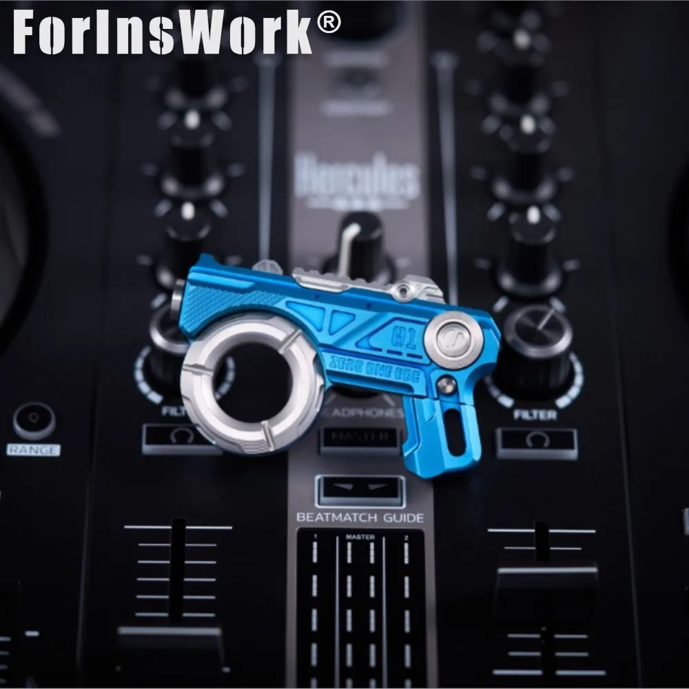 01edc Knight 2.0 Mechanischer Fingerring, multifunktionales Spielzeug, mechanisches Drücken, Fidget, Antistress, entspannendes Fidget-Spielzeug