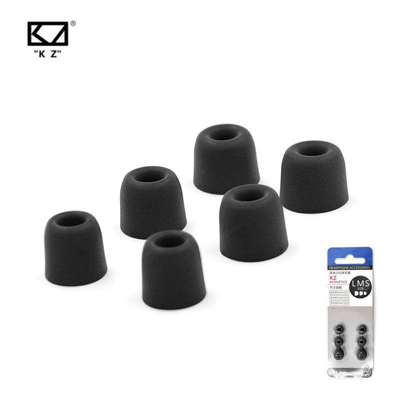 Hot KZ Memory Foam Ohrstöpsel In-Ear-Kopfhörer Komfortable, geräuschisolierende Ohrpolster für KZ-Kopfhörer ZSX EDXPro PR3 Castor