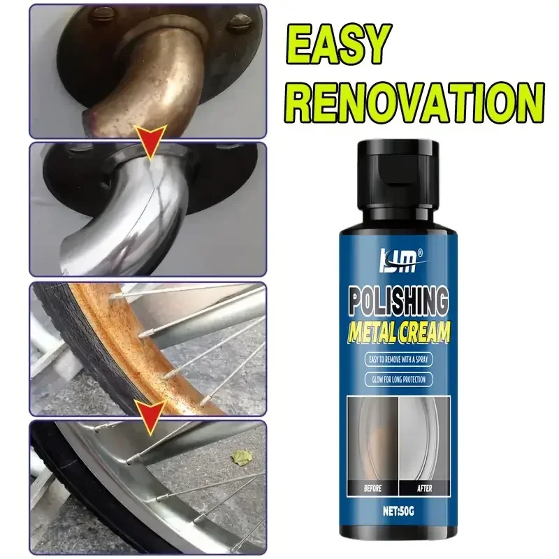 Pemoles logam serbaguna, renovasi barang-barang rumah tangga krom dengan cepat, peralatan makan baja tahan karat, dan permukaan logam lainnya