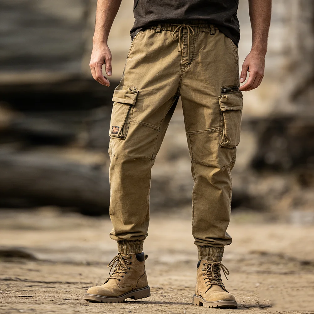 

Men's Overalls Casual Pants Trousers Outdoor Multi-pocket Travel Charging Pants Waterproof Fishing Men's Hiking Militar Tactical