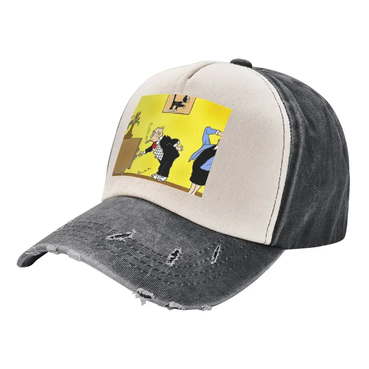 

Maggie & Jiggs at home Baseball Cap Hat Baseball Cap Hip Hop New Hat Girl'S Hats Men's