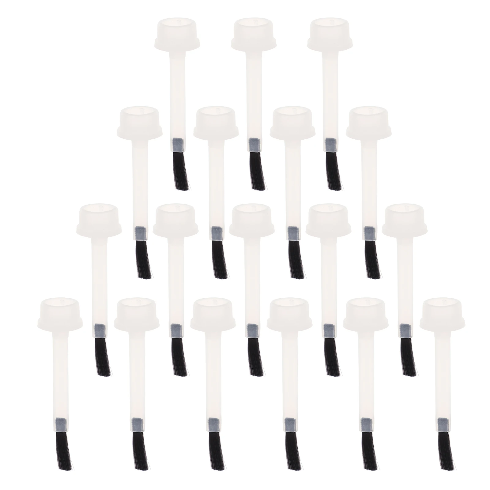 

20pcs Nail Brushes 11MM Black Portable Replacement Bottle Supplies Gel Polish Tools Manicure Kits Accessories