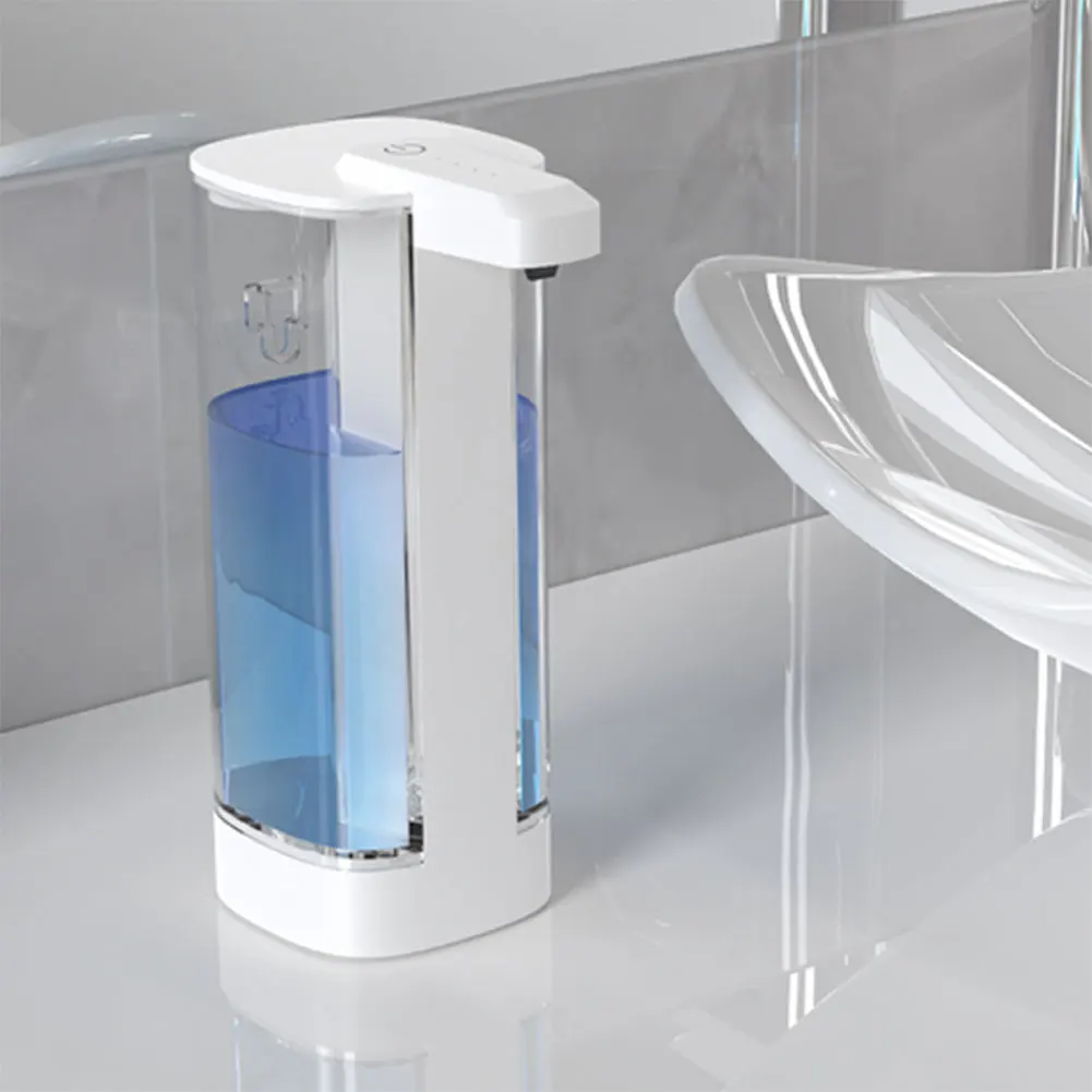 

Dish Soap Dispenser Touchless Electric Soap Dispenser Wall Mount Hands Free Auto Soap Dispenser for Kitchen Bathroom