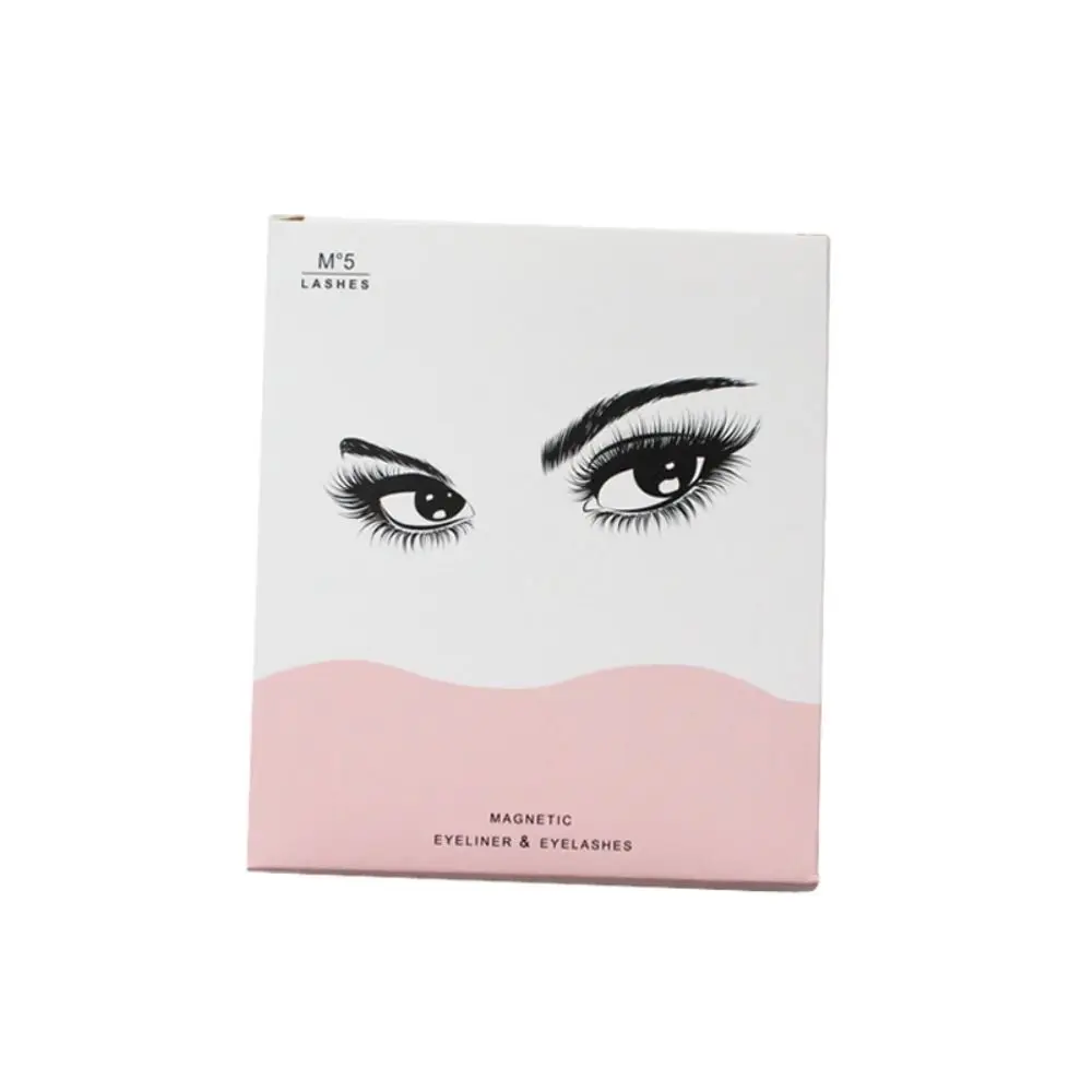 Eyeliner Easy to Use Glue-free 3D Magnetic Eyelashes and Eyeliner Set 3D False Eyelashes Lashes Extension Eyelashes Tweezer