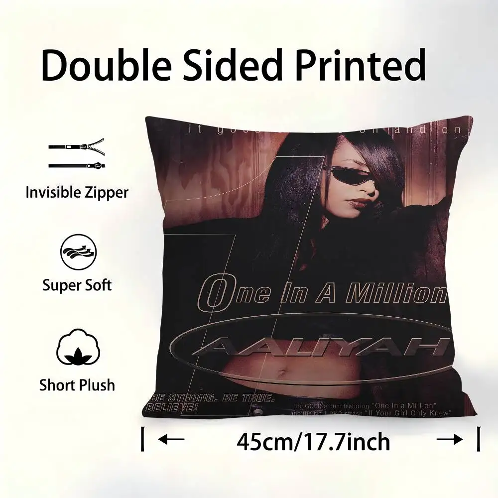 

Singer A-Aaliyah Pillowcases Home Bedding Decorative Pillow Cover Wedding Super Soft Pillow Case