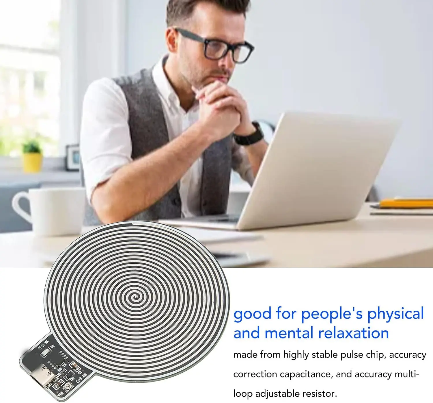 مولد رنين شومان 7.83 هرتز، رقاقة نبض مستقرة ذات تردد منخفض للغاية، مولد نبض الموجي، استرخاء العقل والجسم #6