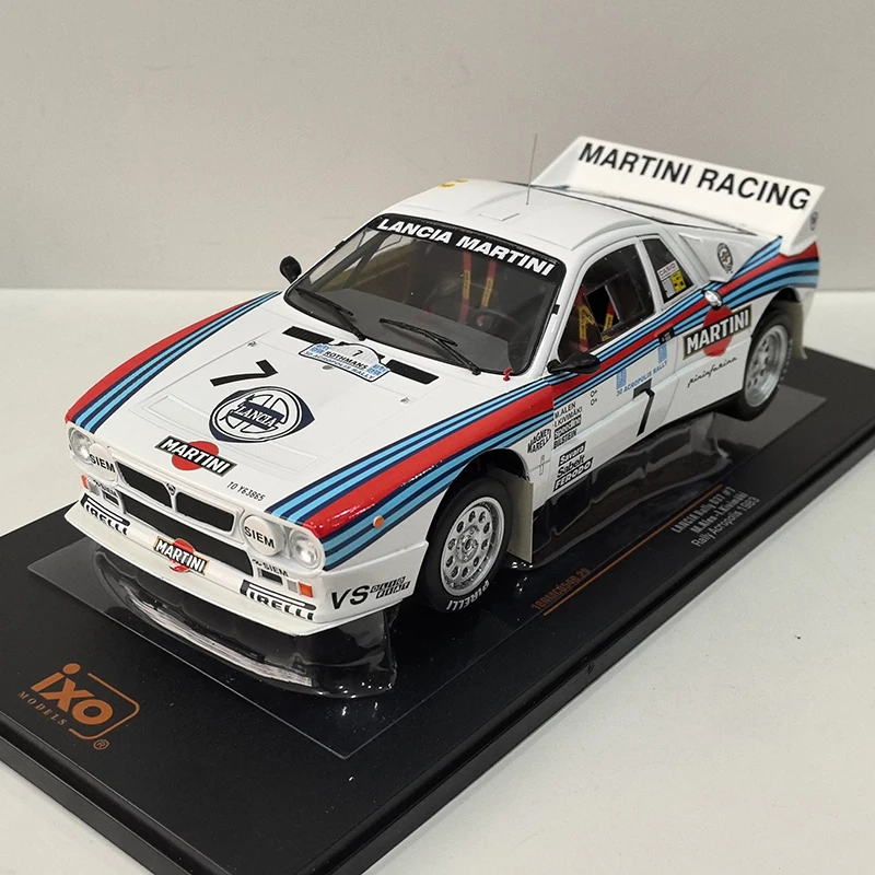 IXO 1:18 Scale LANCIA #7 1983 Simulation Alloy Car Model Diecast Toy Collectible Gifts Ornaments