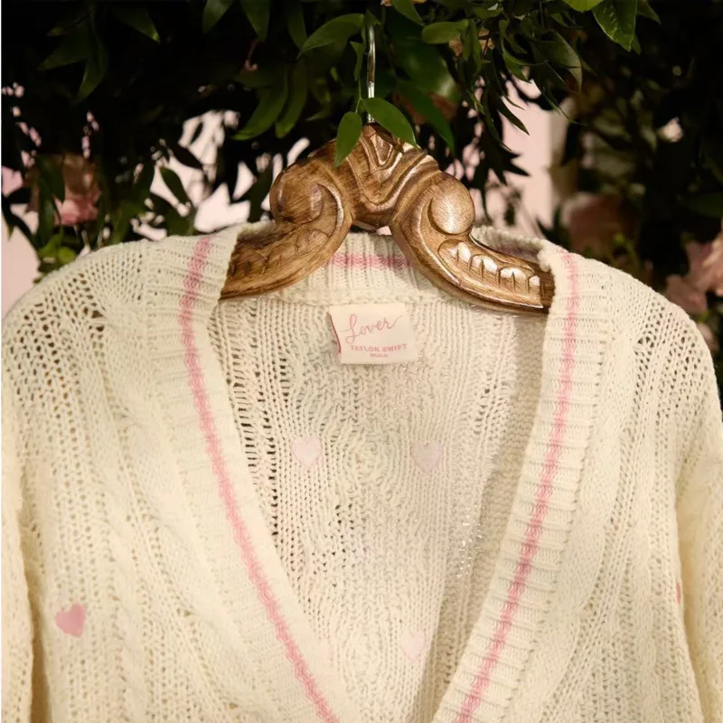 Cardigan tricoté en laine pour femme, pull polyvalent à manches longues, col en v, blanc, doux, automne hiver