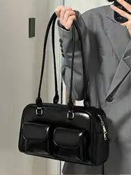 2024 New Fashionable and Versatile High end Texture, Unique Soft Leather Bag, Large Capacity Handheld Crossbody Bag