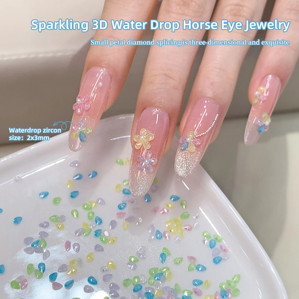 KANIU 50/100PCS MIX 3D Mini Ma - Nail Art Wates reseña y precio