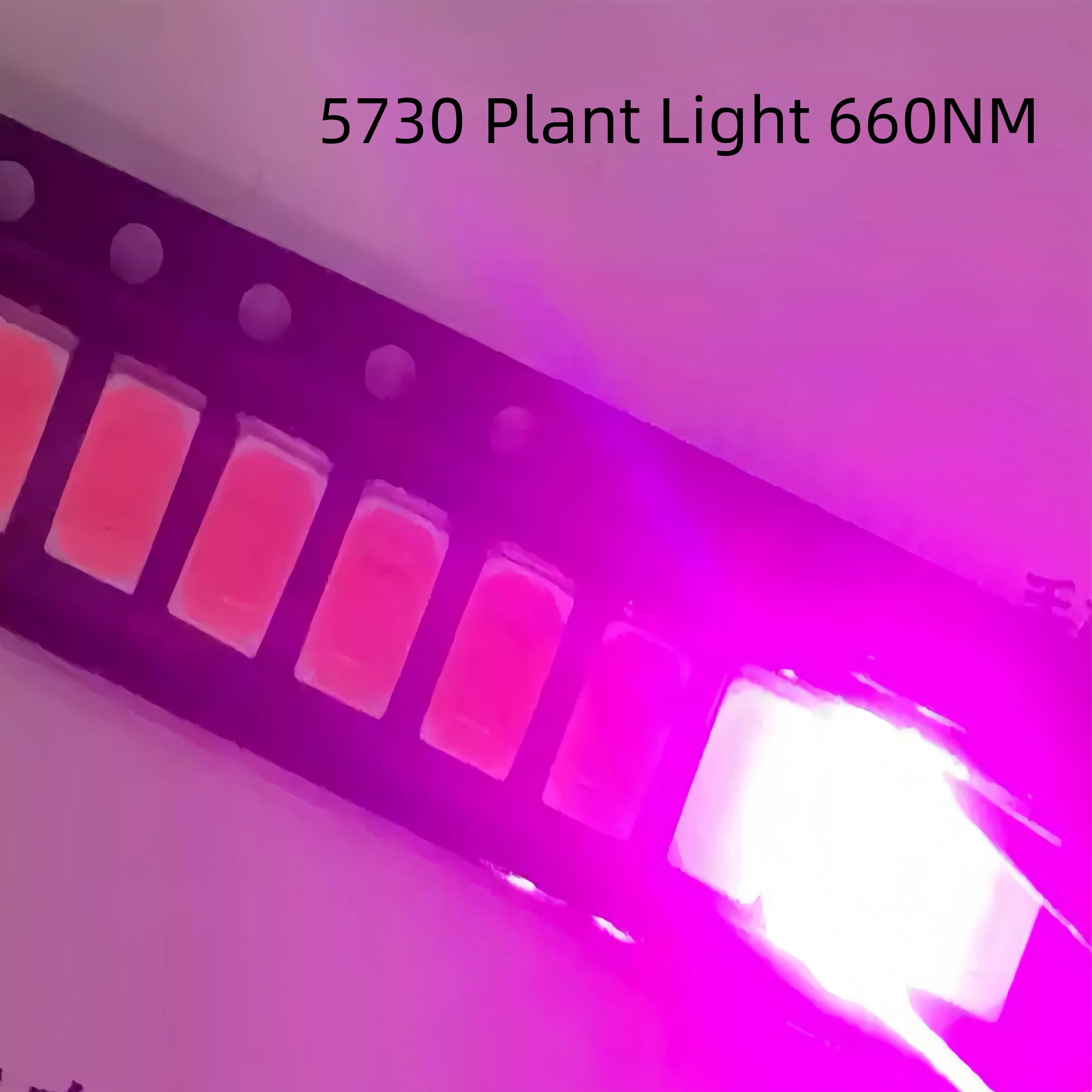 

New Original 20pcs 5730 Botanical 660NM 0.5W Super High Bright 5630 Botanical Red SMD led beads Full Spectrum