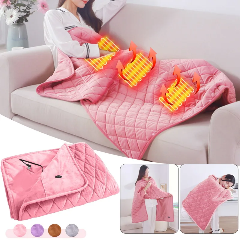 

5V USB Large Electric Blanket Powered By Power Bank Winter Bed Warmer USB Heated Blanket Body Heater Bed Warmer Machine