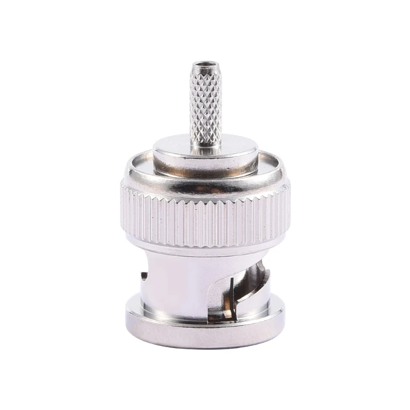 BNC C J1.5 Adapter 50ohm BNC Male Straight Crimp Adapter For Radio