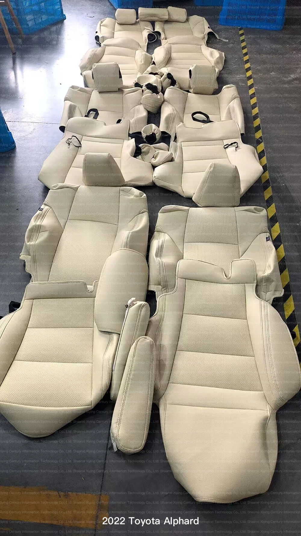 Custom Fit Car Seat Covers for 2015-2022 Toyota Alphard 30 40 Series Vellfire 7 8 Seats Full Set  Front Middle and Rear Seats