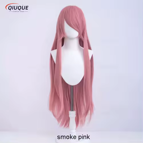 80 Colors 100cm Long Straight Cosplay Wig Anime Compatible Universal Omopinenet Heat Resistant Synthetic Hair Wigs + Wig Cap - Image 2