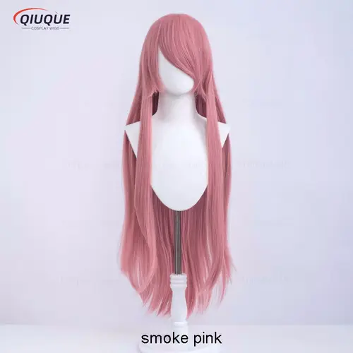 80 Colors 100cm Long Straight Cosplay Wig Anime Compatible Universal Omopinenet Heat Resistant Synthetic Hair Wigs + Wig Cap - Image 2